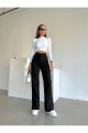 Kaylee Siyah Extra Yüksek Bel Salaş Paça Denim Kadın Kot Pantolon Kaylee Siyah Extra Yüksek Bel Salaş Paça Denim Kadın Kot Pantolon