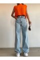 Helen Kadın Açık Mavi Kar Yıkama Extra Yüksek Bel Salaş Paça Denim Kot Pantolon Helen Kadın Açık Mavi Kar Yıkama Extra Yüksek Bel Salaş Paça Denim Kot Pantolon