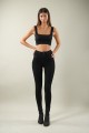Likralı Dar Paça Skinny Siyah Kadın Bilek Boy Yüksel Bel Kot Pantalon Likralı Dar Paça Skinny Siyah Kadın Bilek Boy Yüksel Bel Kot Pantalon