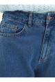 Kadın Orta Mavi Extra Yüksek Bel Salaş Paça Denim Kot Pantolon Kadın Orta Mavi Extra Yüksek Bel Salaş Paça Denim Kot Pantolon