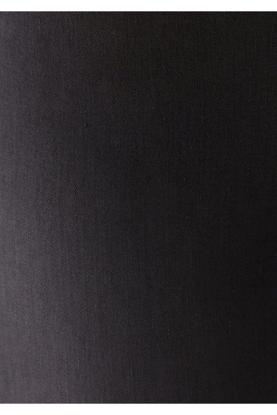 Siyah Kadın Bilek Boy Likralı Dar Paça Skinny Yüksel Bel Kot Pantalon