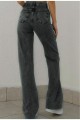 Kadın Füme Kar Yıkama Extra Yüksek Bel Salaş Paça Denim Kot Jean Kadın Füme Kar Yıkama Extra Yüksek Bel Salaş Paça Denim Kot Jean