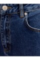 Extra Yüksek Bel Salaş Paça Kadın Koyu Mavi Denim Kot Pantolon Extra Yüksek Bel Salaş Paça Kadın Koyu Mavi Denim Kot Pantolon