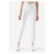 Beyaz Skinny Jean Kadın Bilek Boy Yüksel Bel Kot Pantalon