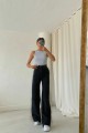 Extra Yüksek Bel Salaş Paça Kadın Siyah Denim Kot Jean Extra Yüksek Bel Salaş Paça Kadın Siyah Denim Kot Jean