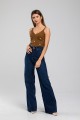 Yüksek Bel Salaş Paça Koyu Mavi Kadın Kot Jeans Yüksek Bel Salaş Paça Koyu Mavi Kadın Kot Jeans