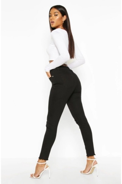 Kiev E.x.t.r.a Yüksek Bel Siyah Jeans S.i.m.s.i.y.a.h (s.o.l.m.a.z Toparlayıcı ) Dar Kalıp