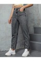 Casper Füme Kar Yıkama Mom Jeans Casper Füme Kar Yıkama Mom Jeans