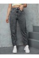Casper Füme Kar Yıkama Mom Jeans Casper Füme Kar Yıkama Mom Jeans