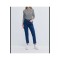 Kadın Koyu Mavi Likralı Mom Jeans