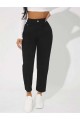 Siyah Yüksek Bel Likralı Mom Jeans Siyah Yüksek Bel Likralı Mom Jeans