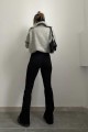 Flare Jeans Siyah Solmaz Ispanyol Yüksek Bel Flare Jeans Siyah Solmaz Ispanyol Yüksek Bel