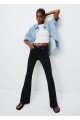 Flare Jeans Siyah Solmaz Ispanyol Yüksek Bel Flare Jeans Siyah Solmaz Ispanyol Yüksek Bel