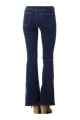Flare Jeans Koyu Mavi Solmaz Ispanyol Yüksek Bel Flare Jeans Koyu Mavi Solmaz Ispanyol Yüksek Bel