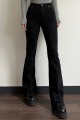 Flare Jeans Siyah Solmaz Ispanyol Yüksek Bel Flare Jeans Siyah Solmaz Ispanyol Yüksek Bel