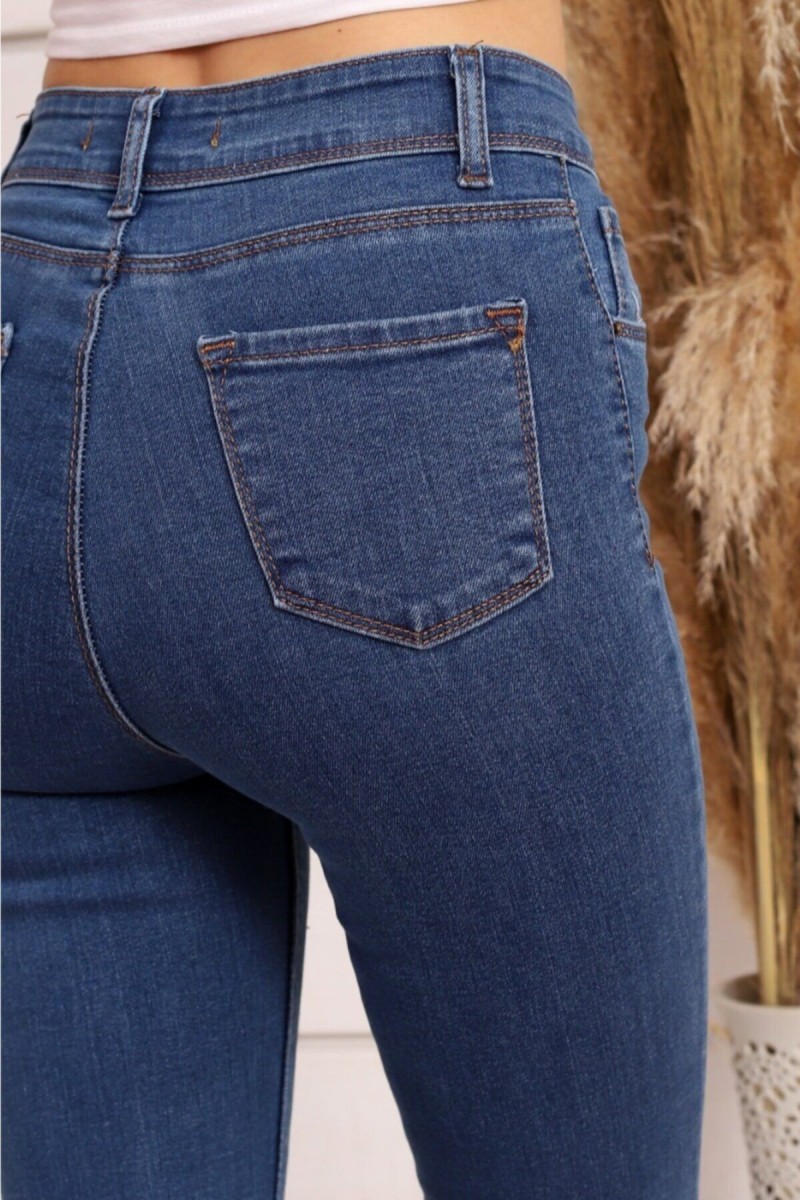 Ispanyol Renk Solmaz Koyu Mavi Ispanyol Jeans Ispanyol Renk Solmaz Koyu Mavi Ispanyol Jeans