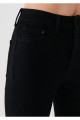 Siyah Kadın Yüksel Bel Bilek Boy Dar Paça Skinny Likralı Kot Siyah Kadın Yüksel Bel Bilek Boy Dar Paça Skinny Likralı Kot