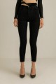 Kadın E.x.t.r.a Black Yüksek Bel Jeans Pantolon Solmaz Siyah Jeans