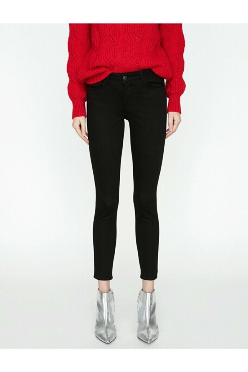 A.c.a.i.p Siyah Jeans Kot Pantolon (SİMSİYAH)