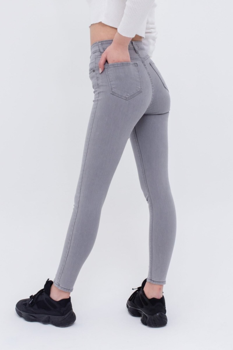 Ramses Gri Yüksek Bel S.ü.p.e.r Skinny Jeans Pantolon Jeans(TOPARLAYICI)