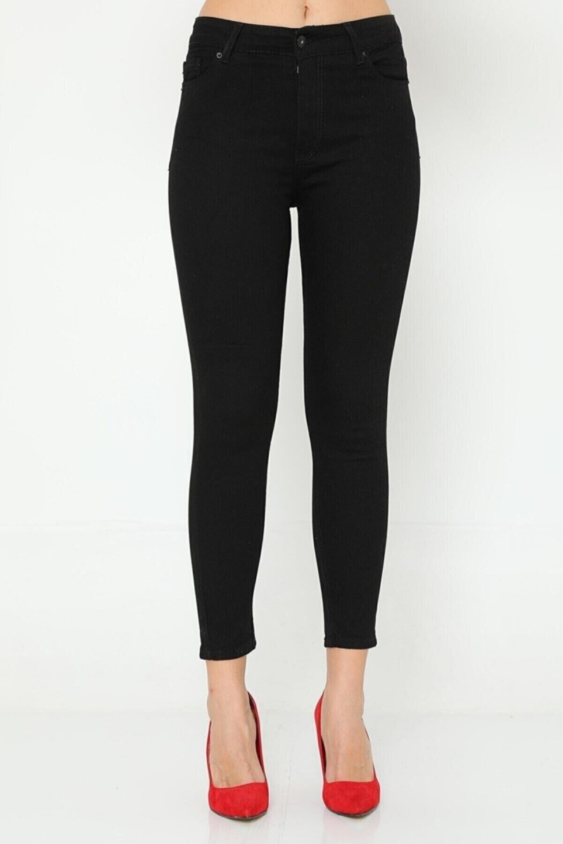 Eva Mony Siyah Skinny Jeans Kot Pantolon (SİMSİYAH)