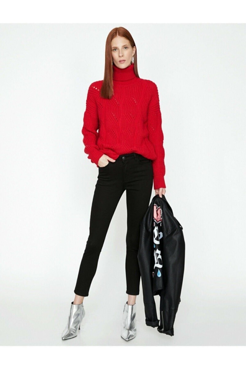 A.c.a.i.p Siyah Jeans Kot Pantolon (SİMSİYAH)