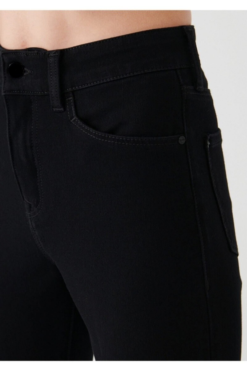 Clara Siyah Skinny Jeans Kot Pantolon (SİMSİYAH)