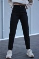 Calistas Siyah Mom Jean Pantolon