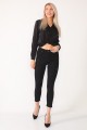 Bony Siyah Skinny Jeans Kot Pantolon (SİMSİYAH)