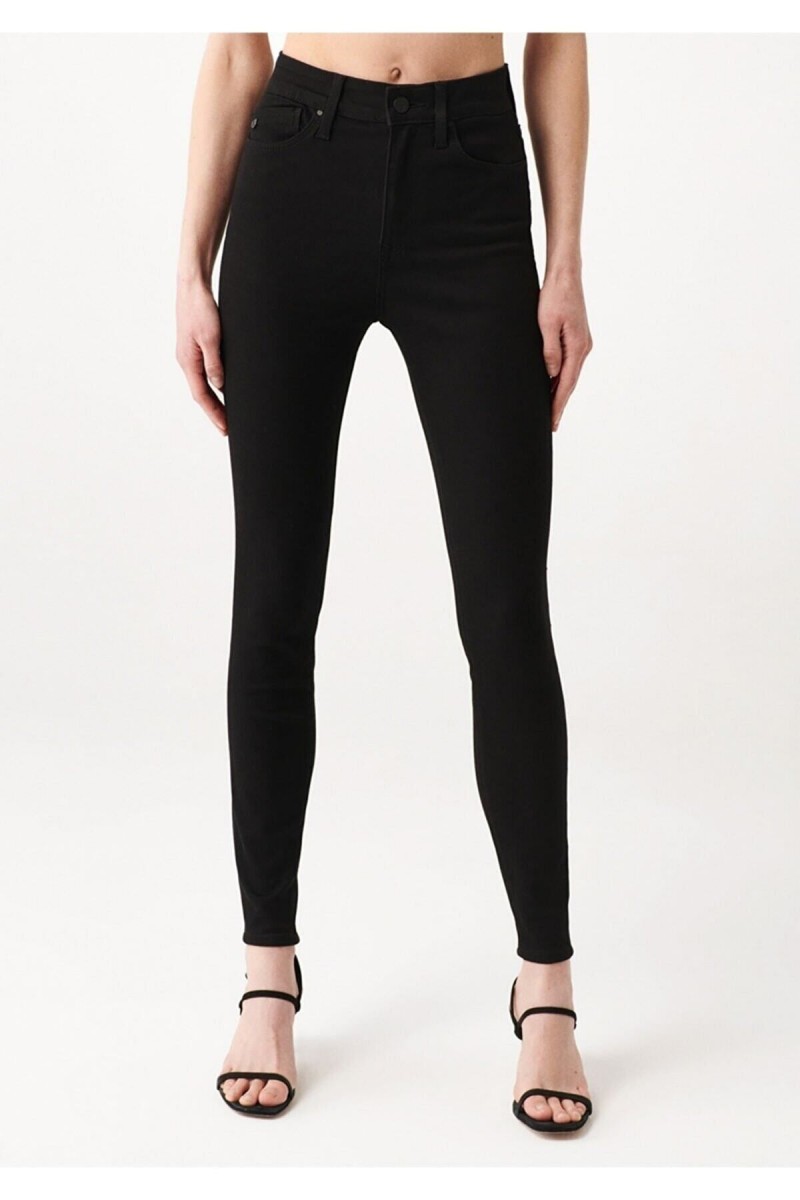 A.c.a.i.p Kadın Black Yüksek Bel Jeans Pantolon Solmaz Siyah Jeans(toparlayıcı)