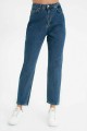 Mavi Mom Jean Yüksek Bel Mom Jean
