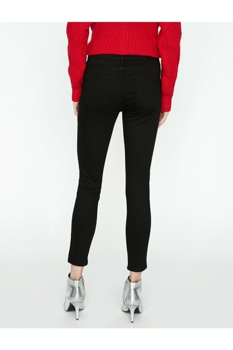 Tess Gold Siyah Jeans Kot Pantolon (SİMSİYAH)