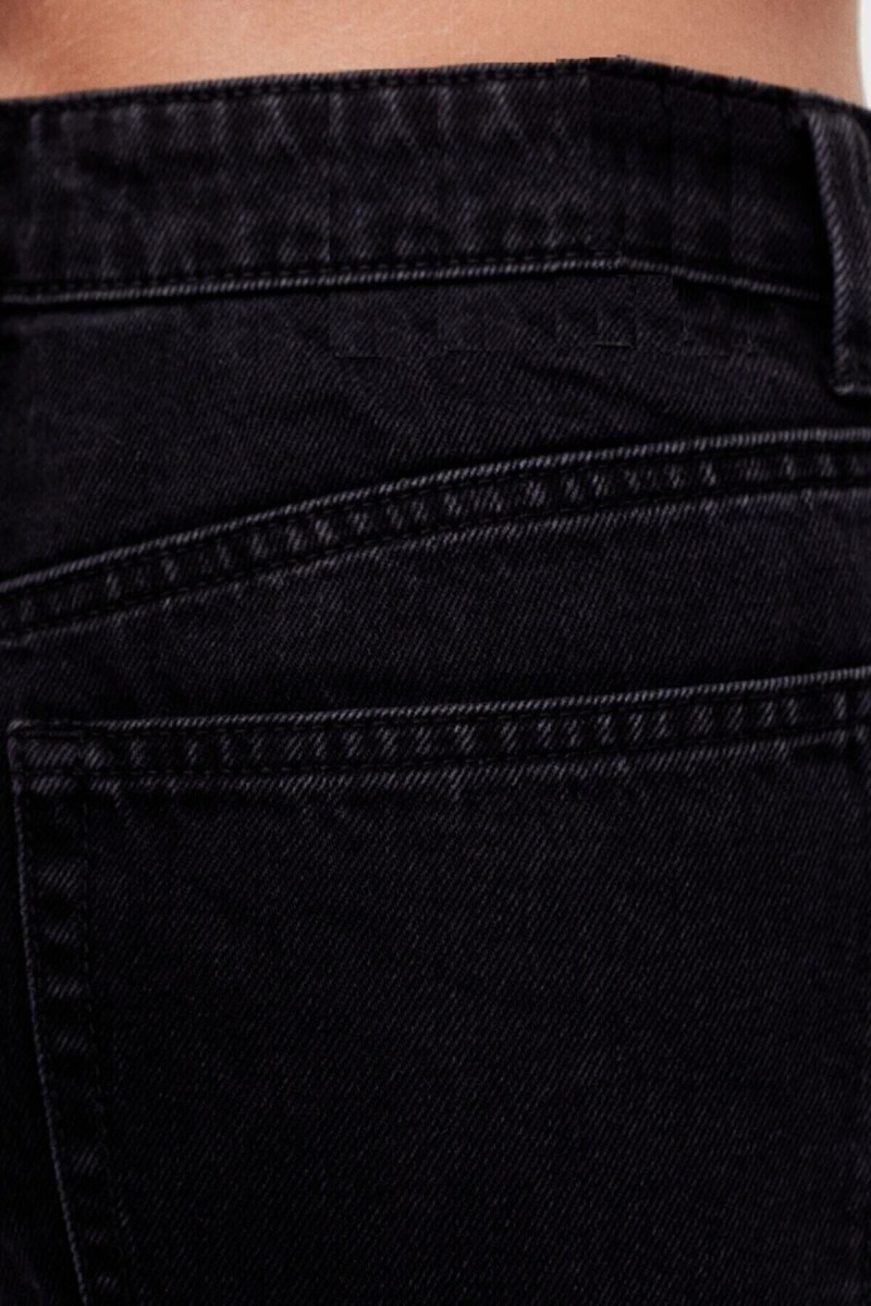 Kadın Siyah Beli Lastikli Jean