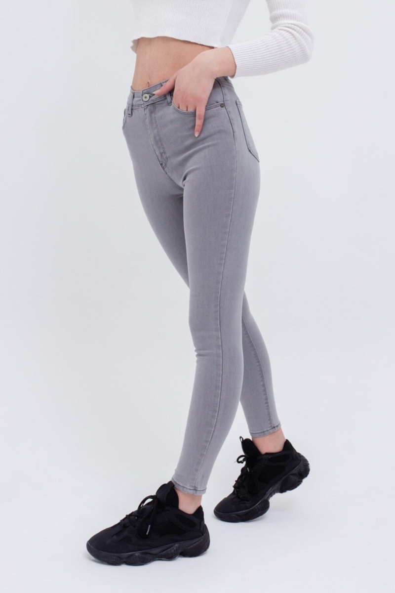 Ramses Gri Yüksek Bel S.ü.p.e.r Skinny Jeans Pantolon Jeans(TOPARLAYICI)
