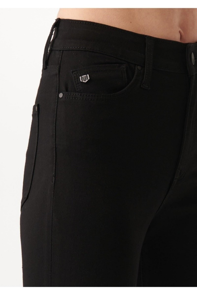 A.c.a.i.p Kadın Black Yüksek Bel Jeans Pantolon Solmaz Siyah Jeans(toparlayıcı)