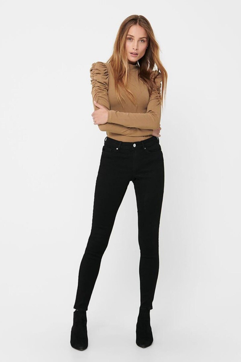 Tess Move Ikon Siyah Skinny Jeans Kot Pantolon (SİMSİYAH)