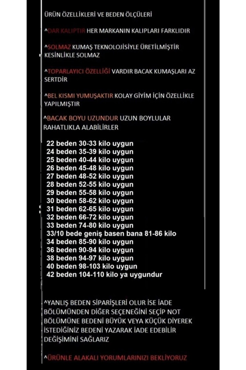 Move Ikon Siyah Skinny Jeans Kot Pantolon (SİMSİYAH)