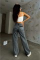 90 s Füme Likralı Süper Yüksek Bel Salaş Jean Pantolon 90 s Füme Likralı Süper Yüksek Bel Salaş Jean Pantolon