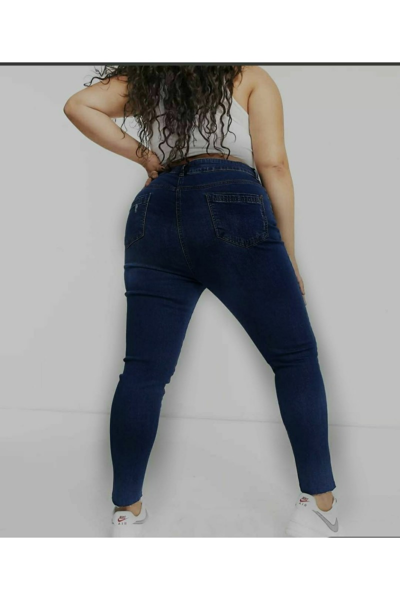 Büyük Beden Sımsıkı Toparlayıcı Jeans