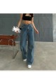 Emma 90 s Orta Mavi Kar Likralı Süper Yüksek Bel Salaş Paça Kot Palazzo Pantolon Emma 90 s Orta Mavi Kar Likralı Süper Yüksek Bel Salaş Paça Kot Palazzo Pantolon