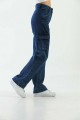Estelita Kadın Siyah Kargo Cep Arka Cepsiz Exstra Yüksek Bel Palazzo Jean Pantalon Estelita Kadın Siyah Kargo Cep Arka Cepsiz Exstra Yüksek Bel Palazzo Jean Pantalon
