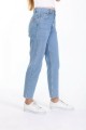 Açık Mavi Mom Jean Pantolon Blue Mom Jean