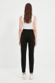 Kety Siyah Likralı Mom Yüksek Bel Jeans