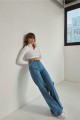 Extra Yüksek A.c.a.i.p S.o.l.m.a.z Mavi Salaş Jeans Palazzo Pantolon (süper Yüksek ) Extra Yüksek A.c.a.i.p S.o.l.m.a.z Mavi Salaş Jeans Palazzo Pantolon (süper Yüksek )