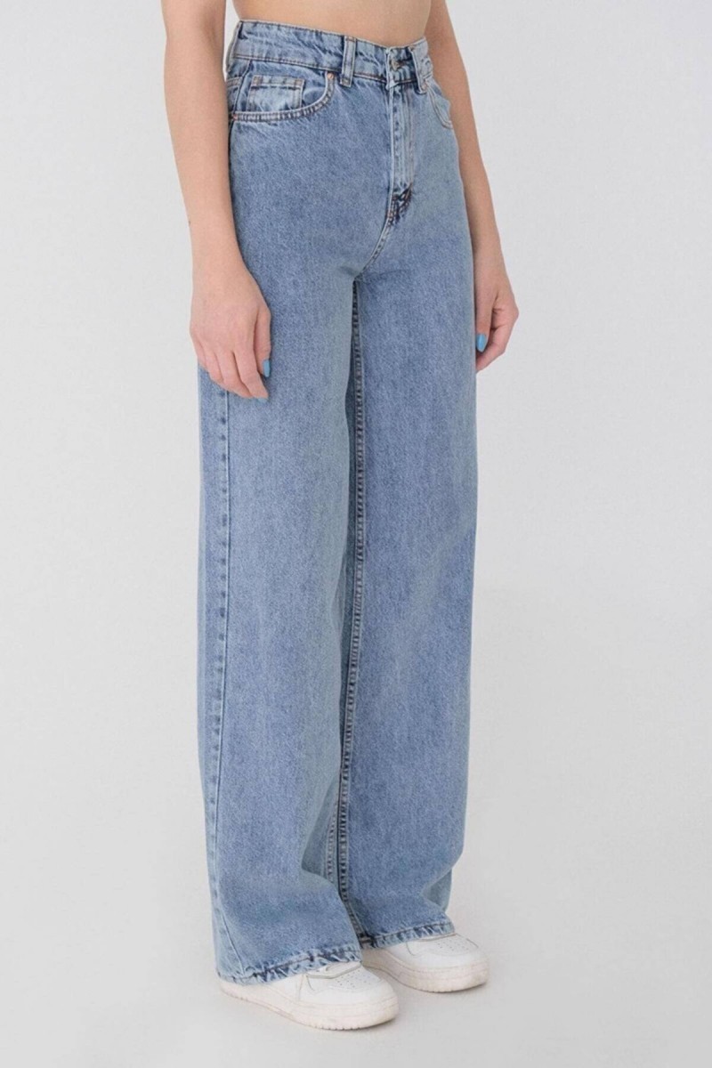 Extra Yüksek A.c.a.i.p S.o.l.m.a.z Mavi Salaş Jeans Palazzo Pantolon (süper Yüksek ) Extra Yüksek A.c.a.i.p S.o.l.m.a.z Mavi Salaş Jeans Palazzo Pantolon (süper Yüksek )