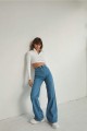 Extra Yüksek A.c.a.i.p S.o.l.m.a.z Mavi Salaş Jeans Palazzo Pantolon (süper Yüksek ) Extra Yüksek A.c.a.i.p S.o.l.m.a.z Mavi Salaş Jeans Palazzo Pantolon (süper Yüksek )