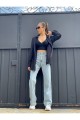 -buz Kar Likralı Süper Yüksek Bel Salaş Jeans Palazzo Pantolon. (süper Yüksek) Wide Leg -buz Kar Likralı Süper Yüksek Bel Salaş Jeans Palazzo Pantolon. (süper Yüksek) Wide Leg