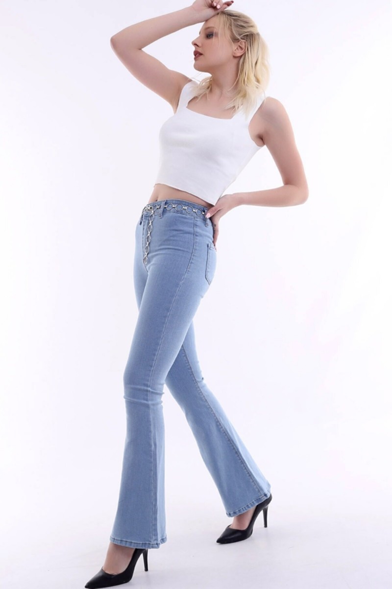 Stefan Açık Mavi Ispanyol Jeans