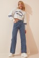 Tiger Mavi 90 s Likralı Süper Yüksek Bel Salaş Jeans Palazzo Pantolon. (SÜPER YÜKSEK) Tiger Mavi 90 s Likralı Süper Yüksek Bel Salaş Jeans Palazzo Pantolon. (SÜPER YÜKSEK)