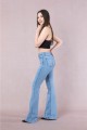 Kül Gri Füme Power Likralı Süper Yüksek Bel Salaş Jeans Palazzo Pantolon Kül Gri Füme Power Likralı Süper Yüksek Bel Salaş Jeans Palazzo Pantolon